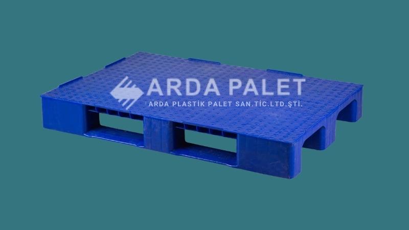 80X120 Mavi Pul Desenli Plastik Palet